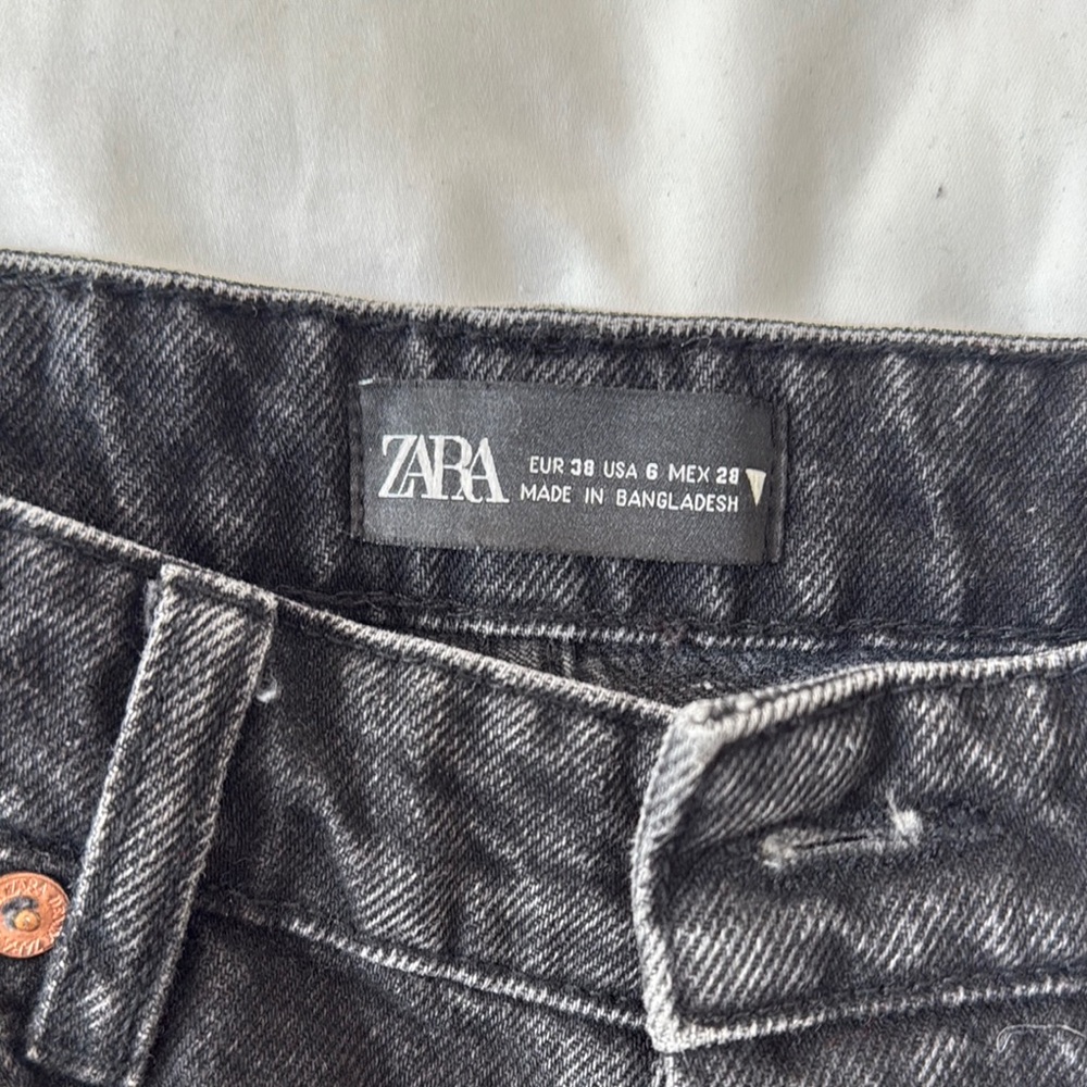 Zara Black Denim Jeans